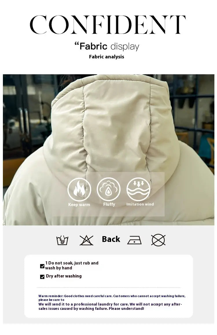 Women’s Mid-length Thickened Minority Fashion Temperament Cotton-padded Jacket