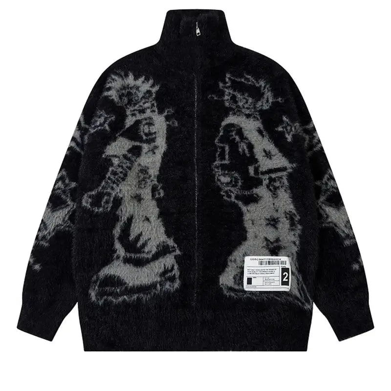 Polyester Fall Winter Men’s Knitted Sweater