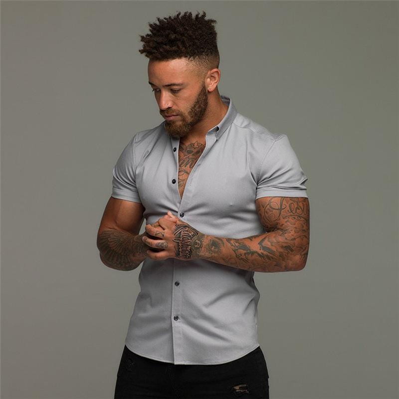 Muscle Men’s Fitness Shirt Short Sleeve