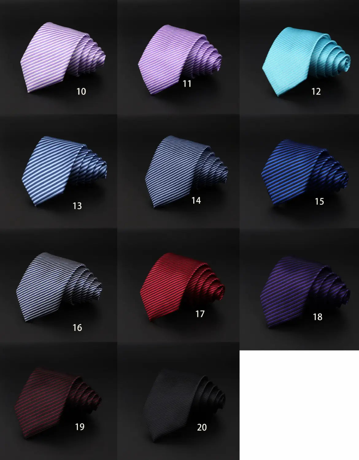 Men’s Striped British Gentleman Polyester Fiber Tie