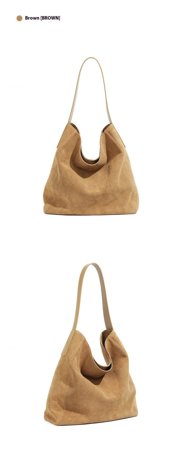 Ebony Brown Layer Suede Luxury Fashion Bag