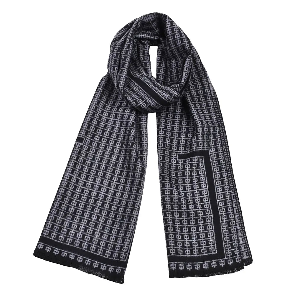 Double-sided Thick Warm Korean Men’s Knitted Scarf