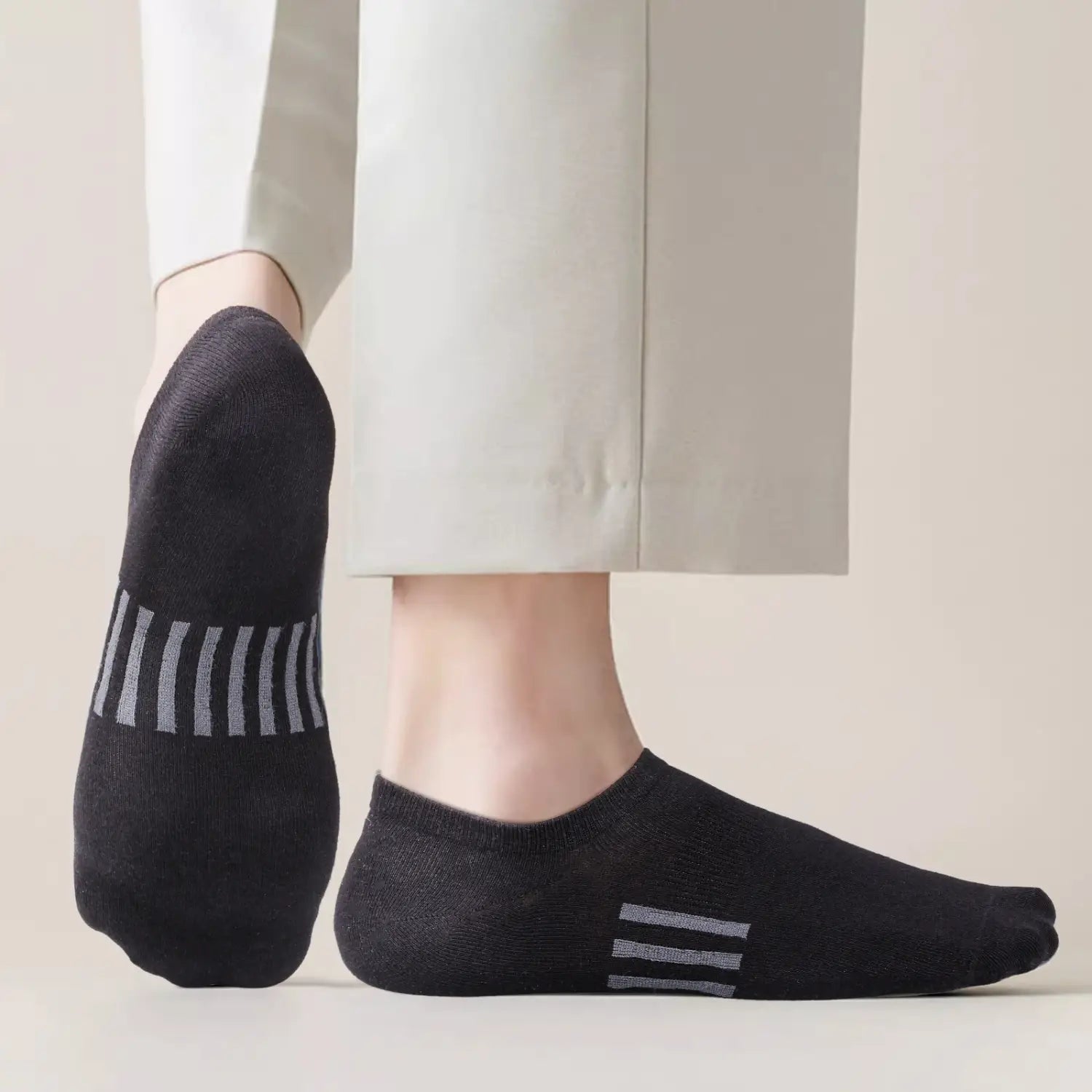Pure Cotton Breathable Summer Thin Tight Invisible Male Socks