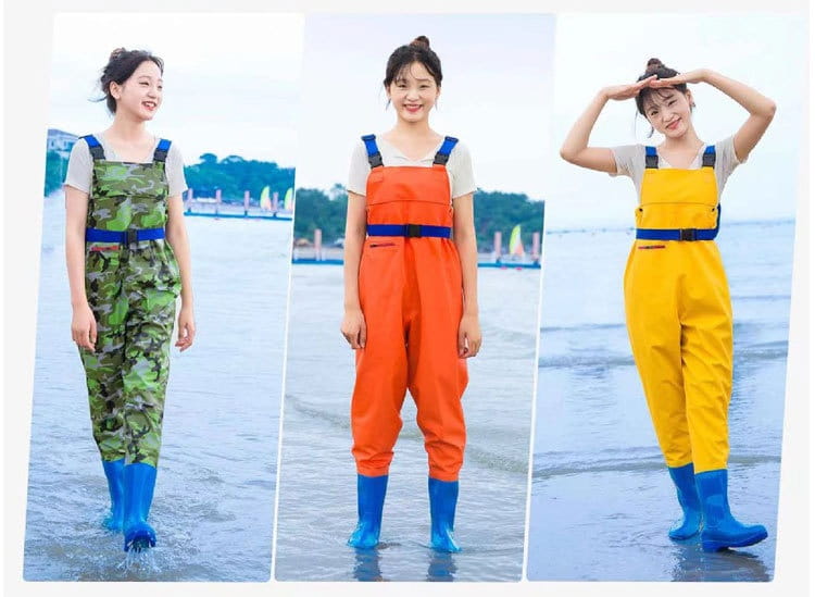Women’s Thick Waterproof One-piece Half Body Rain Pants