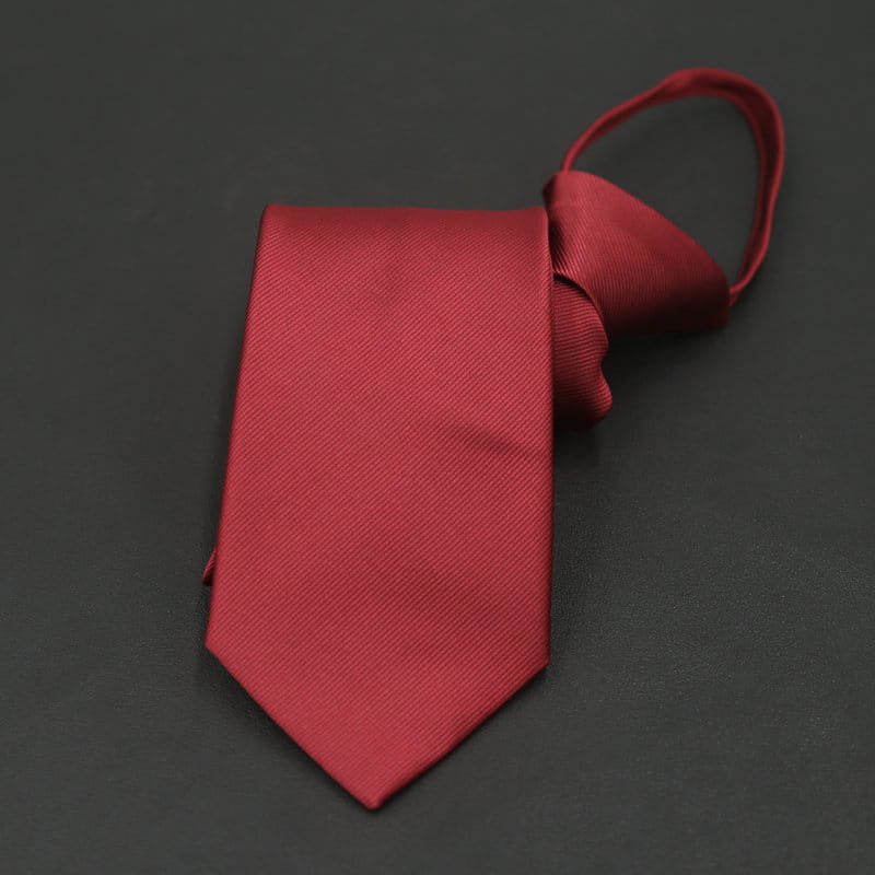 Men’s Formal Wear Business Zipper Tie-free