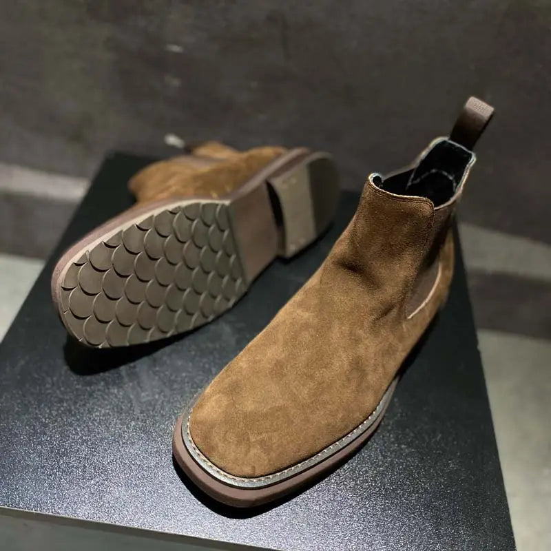 Men’s Style Vintage Leather Martin Boots