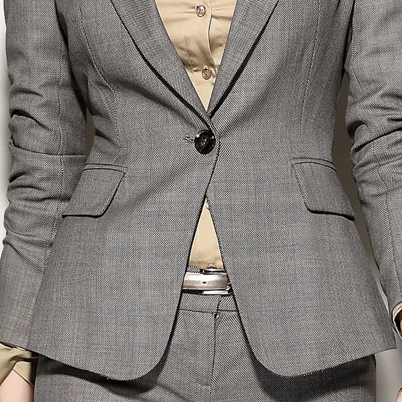 Women’s Temperament Fashion Thin Wool Professional Suit