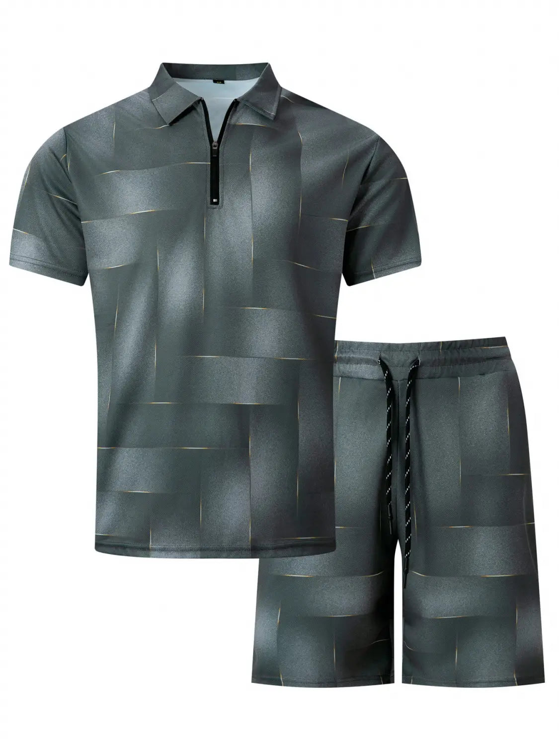 Short-sleeved Shorts Two-piece Sports And Leisure Men’s Suit