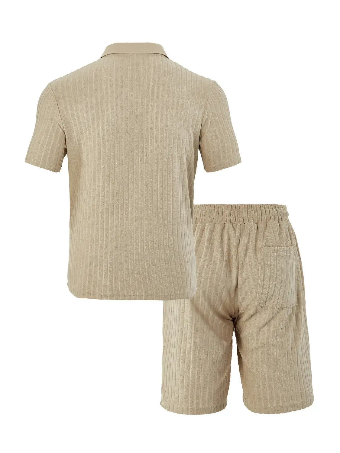 Men’s Breathable Figured Cloth Crew Neck Casual Sports Suit