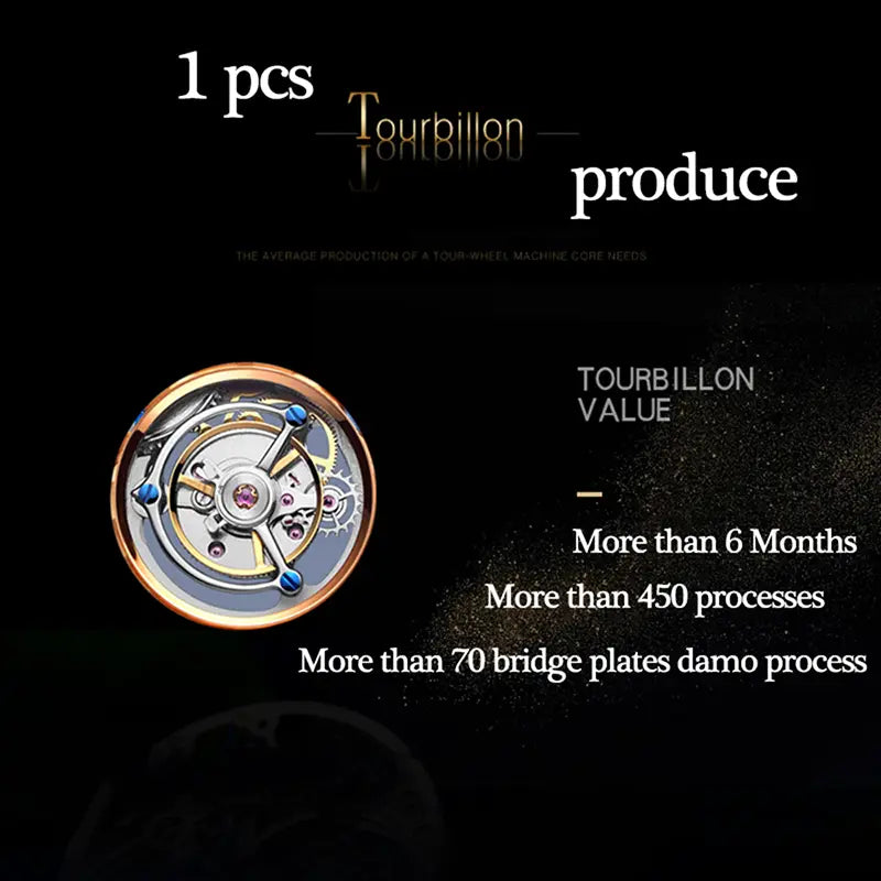 Tourbillon Time Machine Luxury Clothing For Men