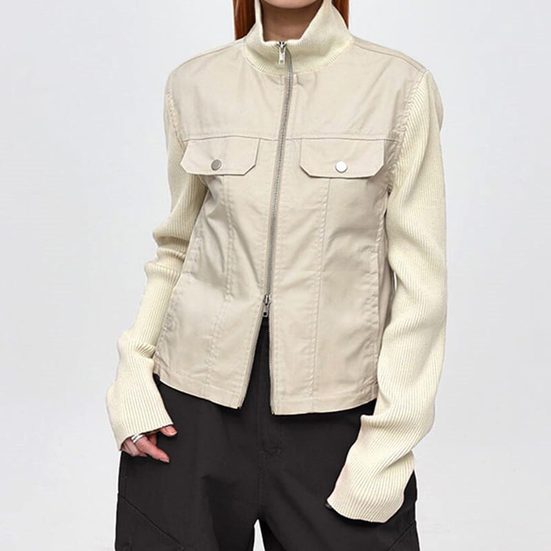 European And American Street Niche High-grade Locomotive Style Jacket
