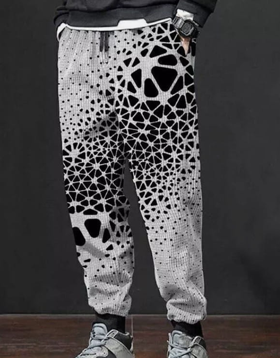 Men’s Colorful Printing Sports Casual Sweatpants