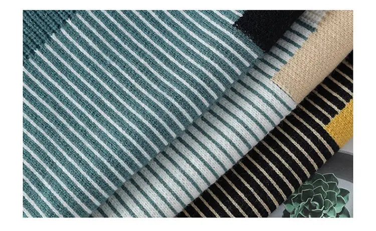 Men’s Fashion Colorblock Knitwear Winter