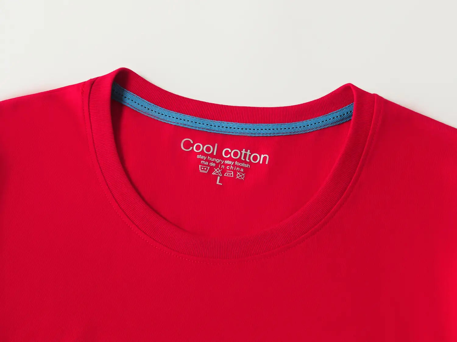 Men’s And Women’s Same Summer Pure Cotton Round Neck T-shirt