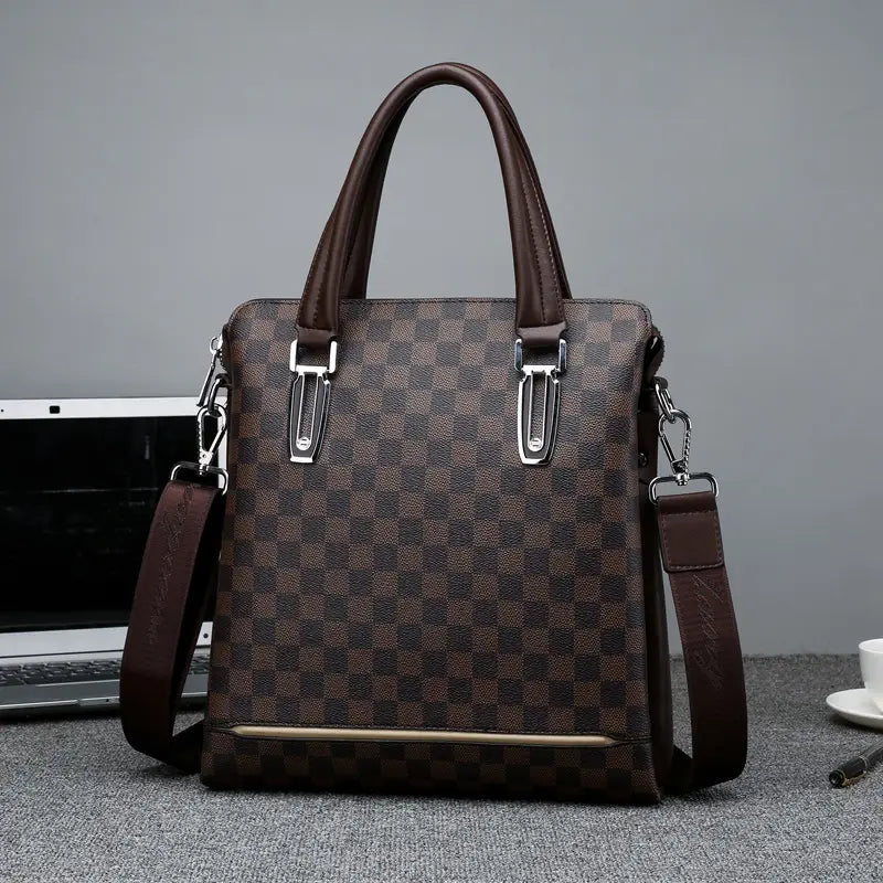 Geometric Leather: High-End Fashion Online