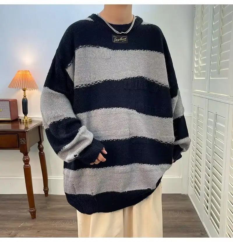 Simple All-match Round Neck Pullover Sweater