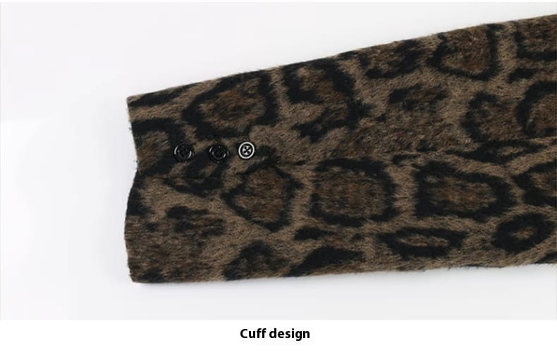 Winter Long Oversize Loose High-end Woolen Coat For Men