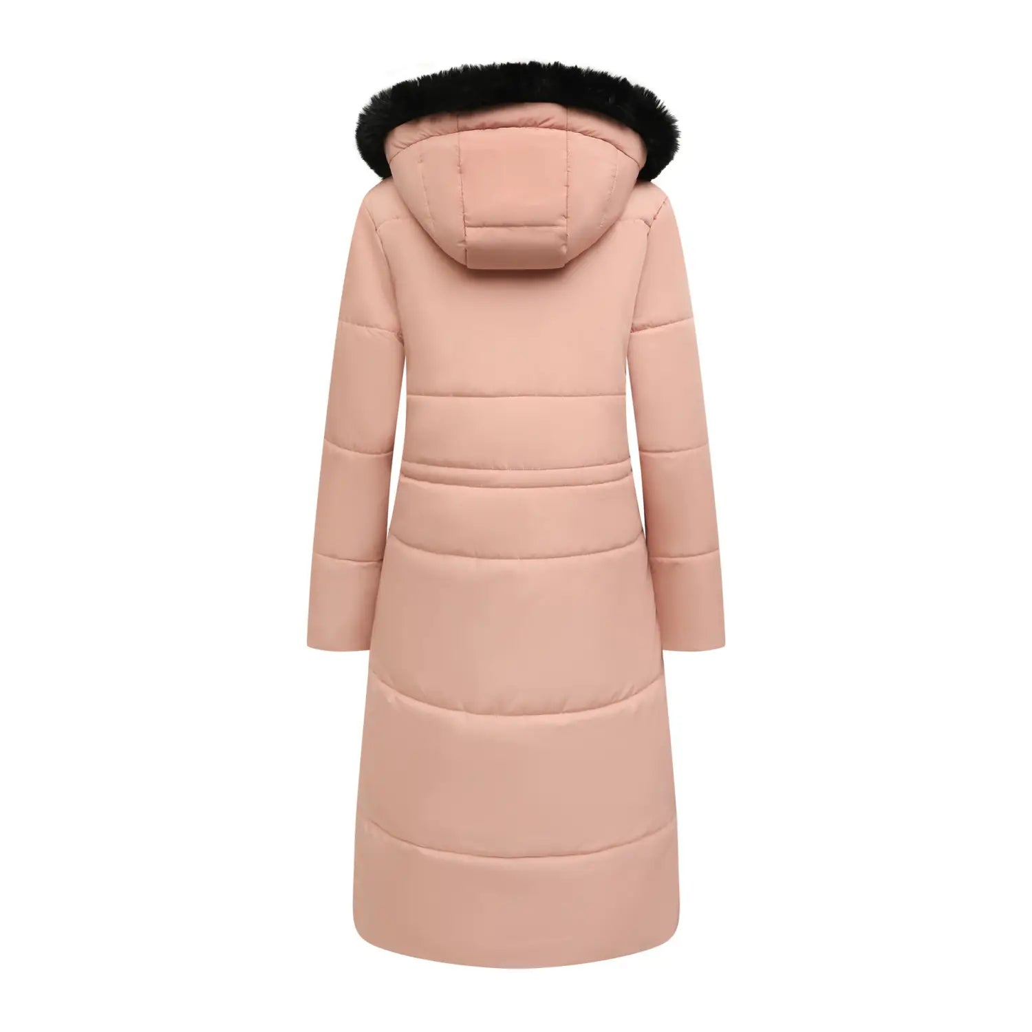 Women’s Cotton Jacket Drawstring Cinched Hoodie Fleece-lined Warm