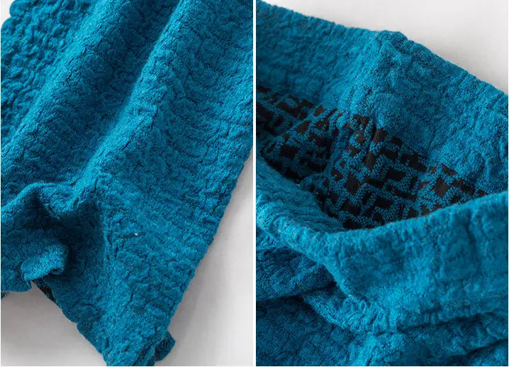 Women’s Knitted Wool Drape Wide Leg Pants