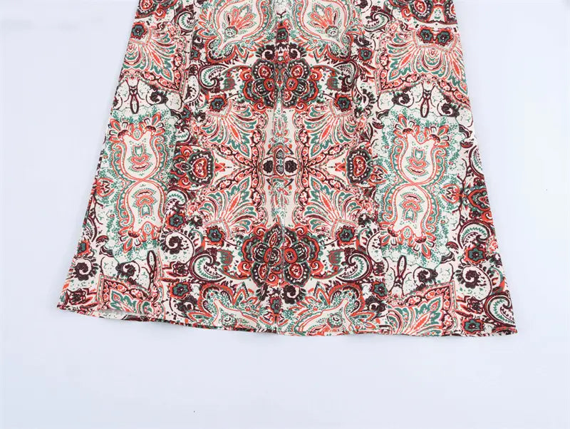 Printed Vacation Style Printed Two-piece Sling