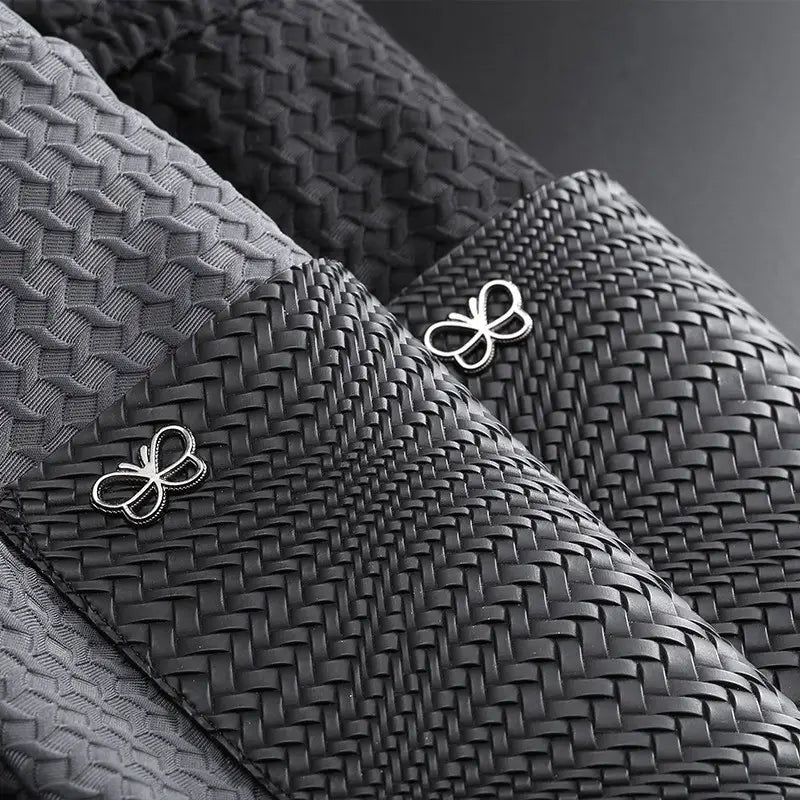 Summer Thin Ice Silk Houndstooth Leisure Sports Suit