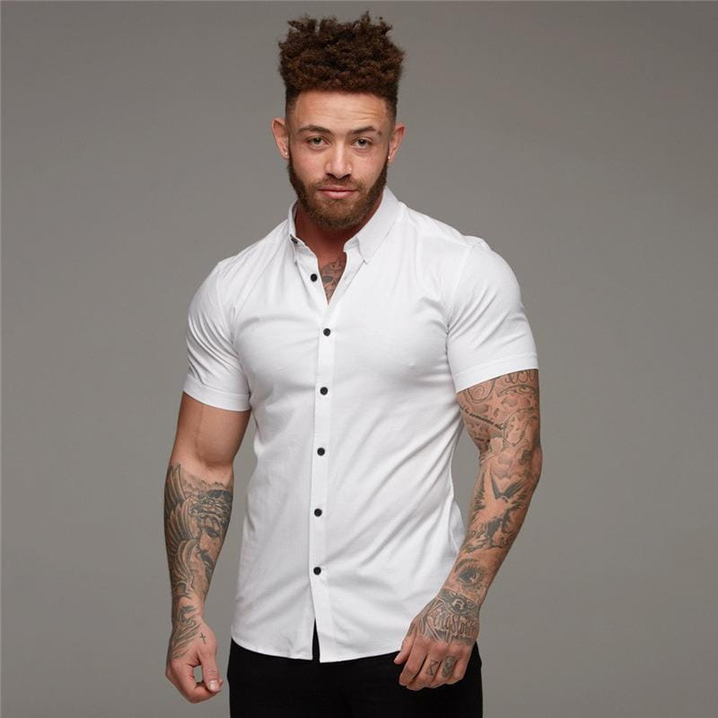 Muscle Men’s Fitness Shirt Short Sleeve