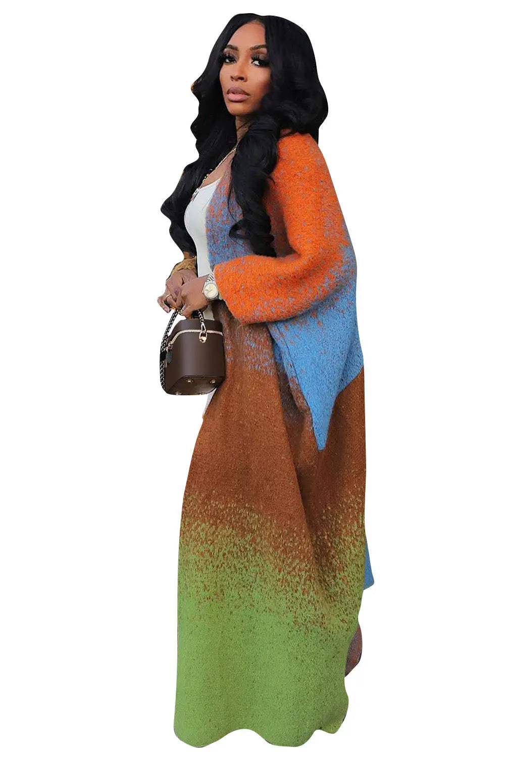 Casual Loose Knitted Long Women’s Coat