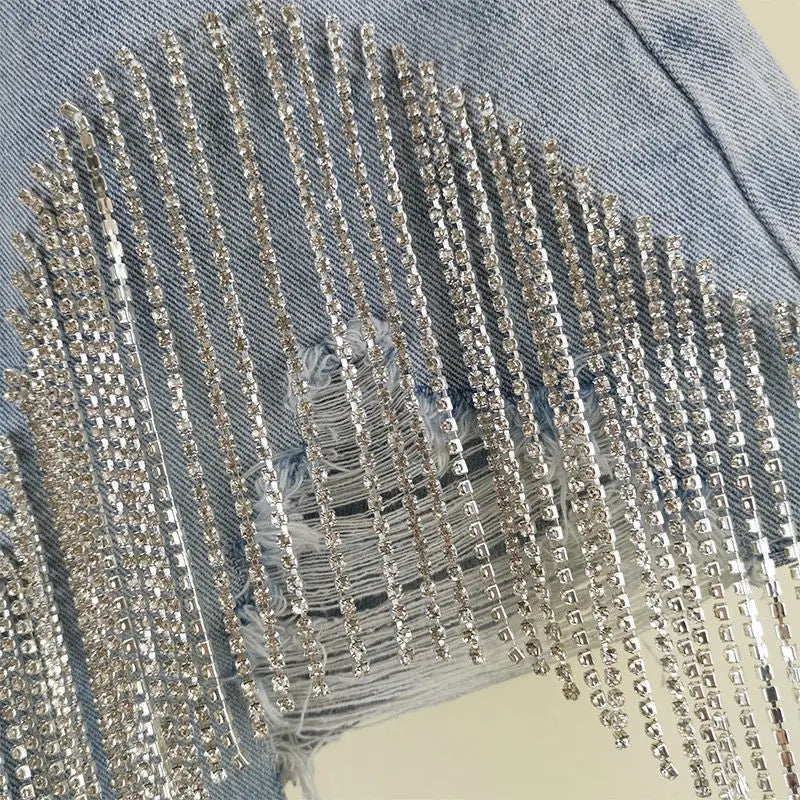 Beaded Azure Luxury Clothing For Women High End Fashion Online
