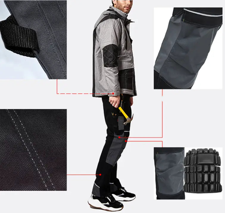 Winter Cotton Wear-resistant Labor Insurance Electrician Overalls
