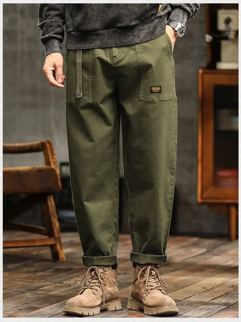 Trendy Men’s Clothing Retro Overalls Fashion Brand