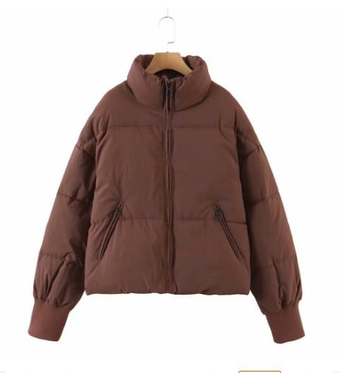 Women’s Urban Leisure Versatile Stand Collar Puffer Jacket Coat