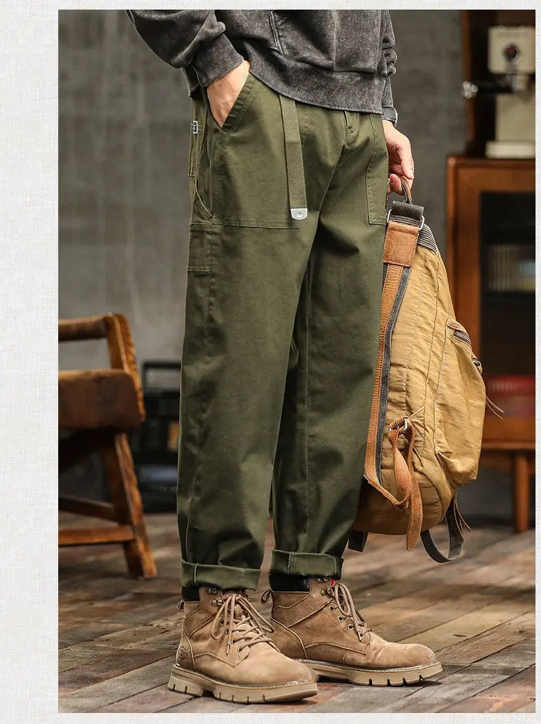 Trendy Men’s Clothing Retro Overalls Fashion Brand