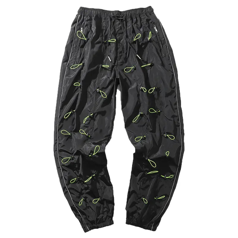 Casual reflective leg pants