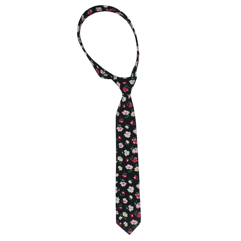 Men’s Suit Printed Cotton Pocket Handkerchief With Floral Patterns Fashionable And Casual Printed Tie