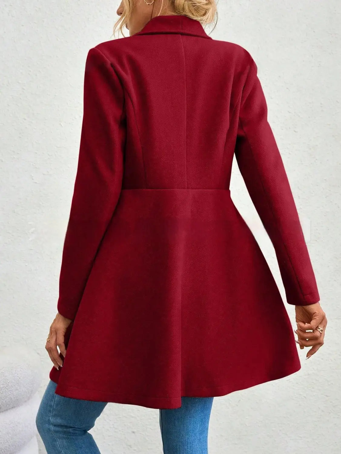 Women’s Coat Slim Fit Long Fashion Lapel