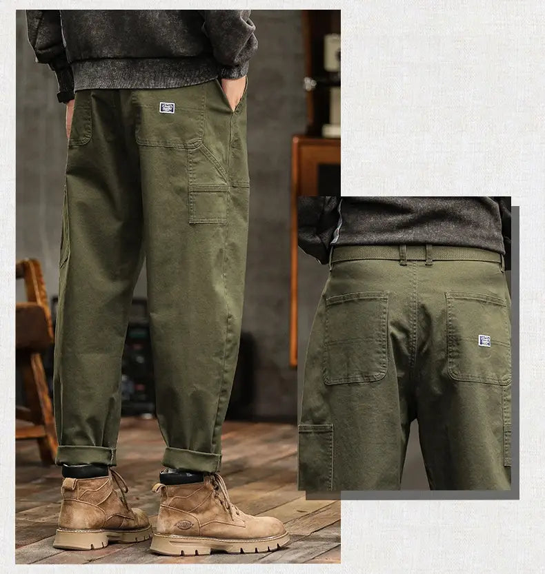 Trendy Men’s Clothing Retro Overalls Fashion Brand