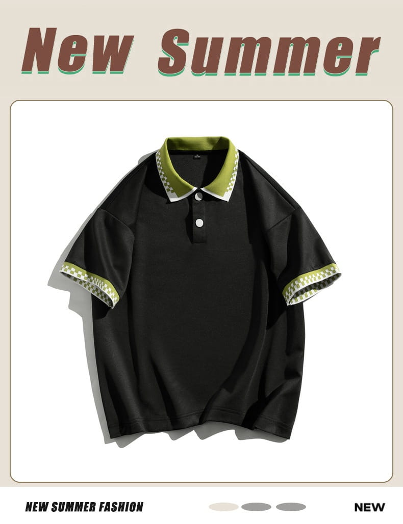 Trendy Simple Fashion Summer New Short-sleeved T-shirt For Men
