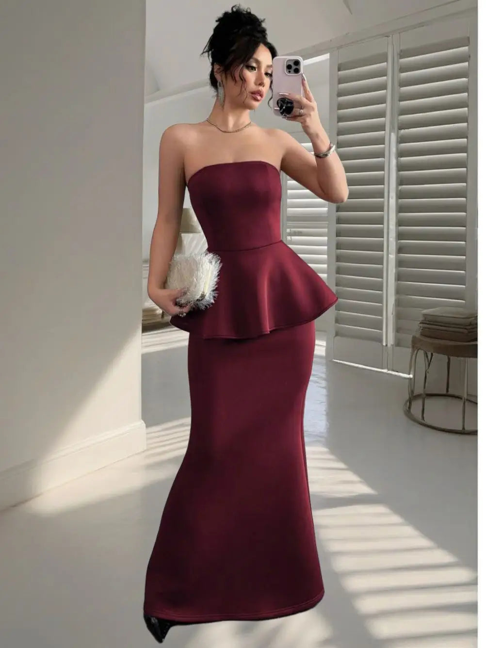 Sultry Sleeveless Skirt Global Luxury Fashion Online