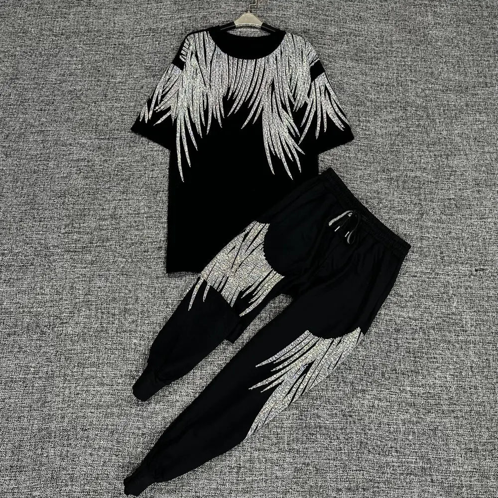 Men’s And Women’s Heavy Duty Fashion Set With Diamonds