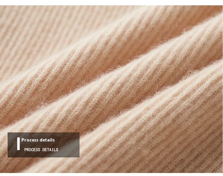 Men’s Cardigan Half Turtleneck Zipper Wool Coat Sweater