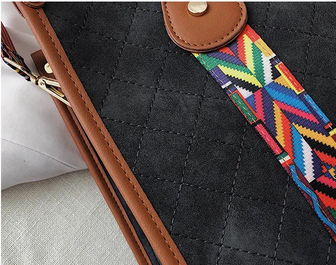 Unleash Luxury Cowhide Shoulder Strap Style