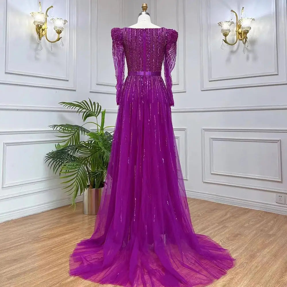 Rose Red Host Performance Evening Dress
