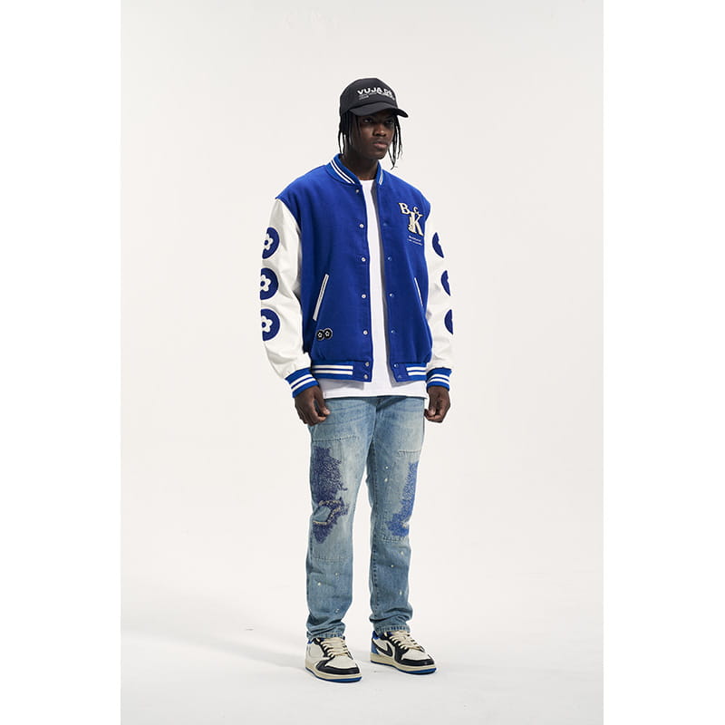Men’s Loose Baseball Jacket High Street Coat