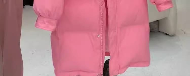 Women’s Cotton-padded Mid-length Thickened Hooded Jacket