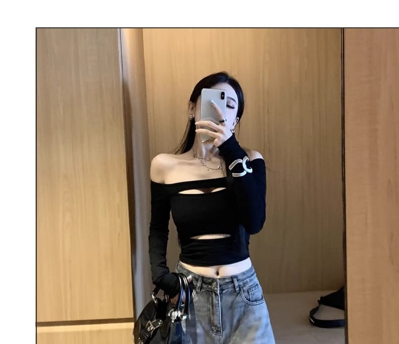 Gradient Color Big Ripped Hot Girl Wide Leg Jeans For Women