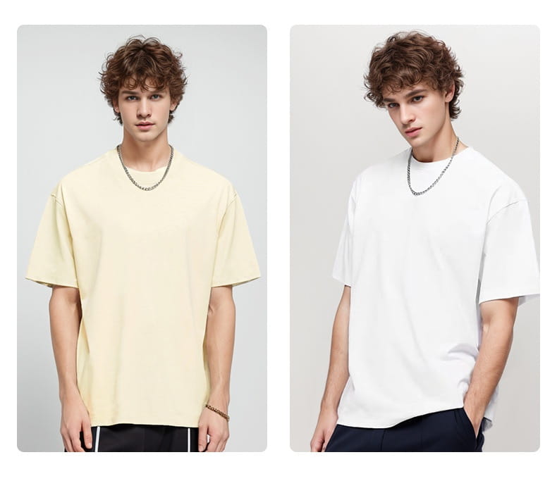 Cotton American Style High-end Half Sleeve T-shirt
