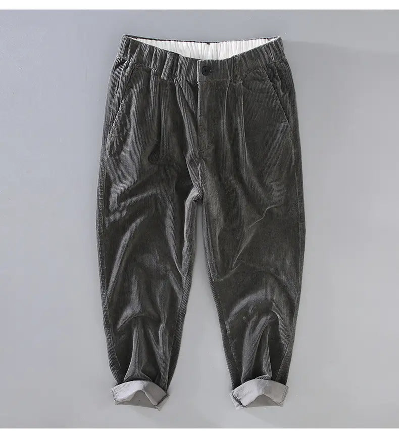 Fashion New Corduroy Loose Casual Pants Men