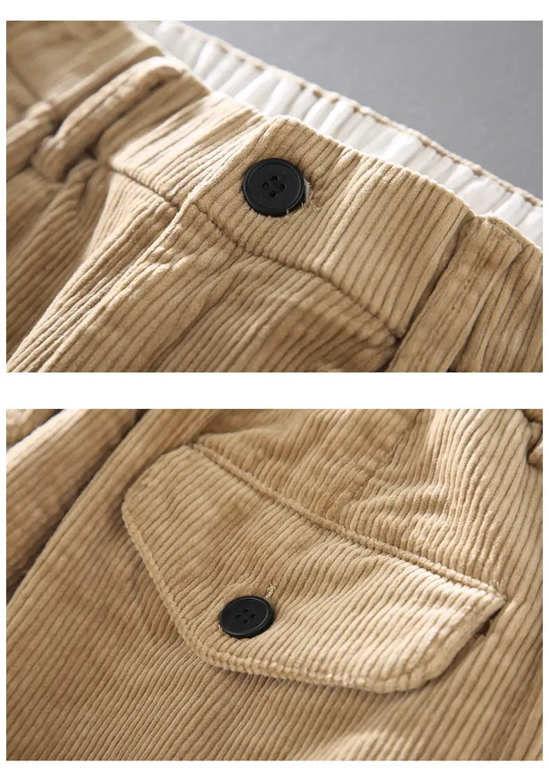 Fashion New Corduroy Loose Casual Pants Men
