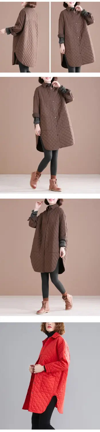 Artistic Cotton Padded Thickened Cotton-padded Coat