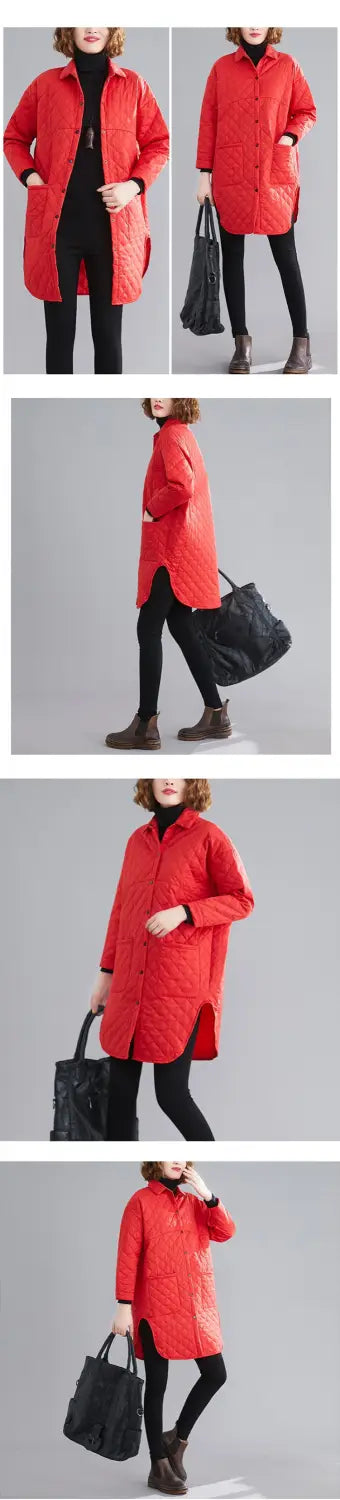 Artistic Cotton Padded Thickened Cotton-padded Coat